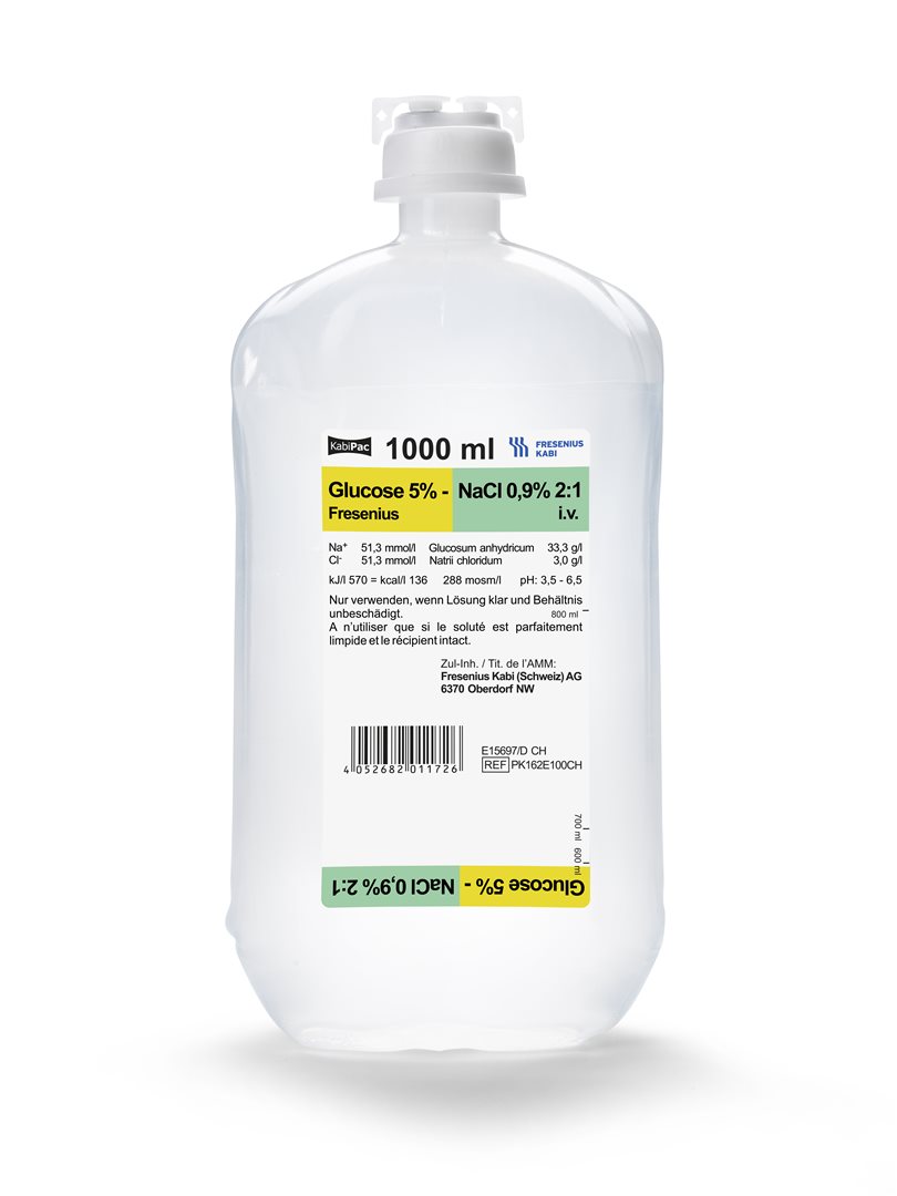 Glucose - NaCl Fresenius 1000ml KabiPac