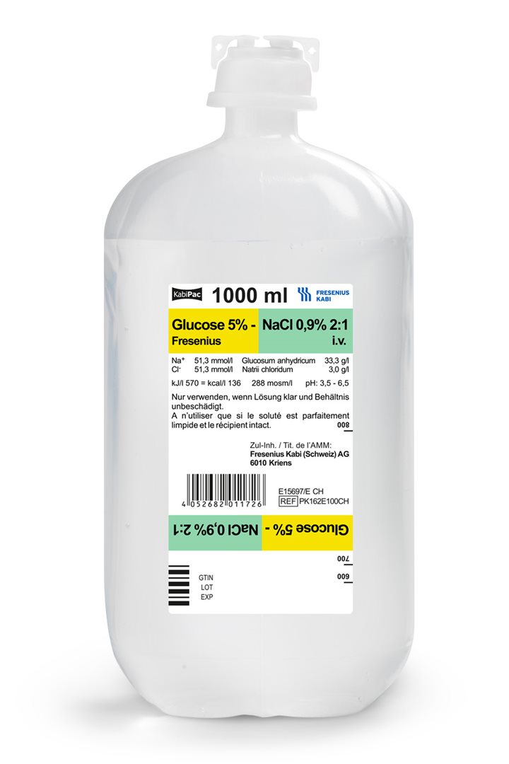 Glucose - NaCl Fresenius 1000ml KabiPac