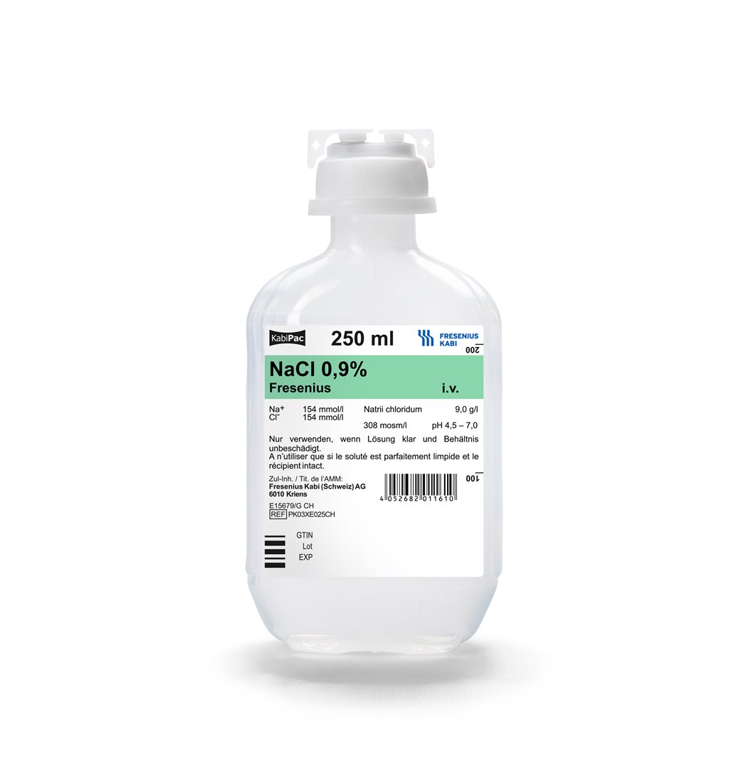 NaCl Fresenius 0.9 % 250ml KabiPac
