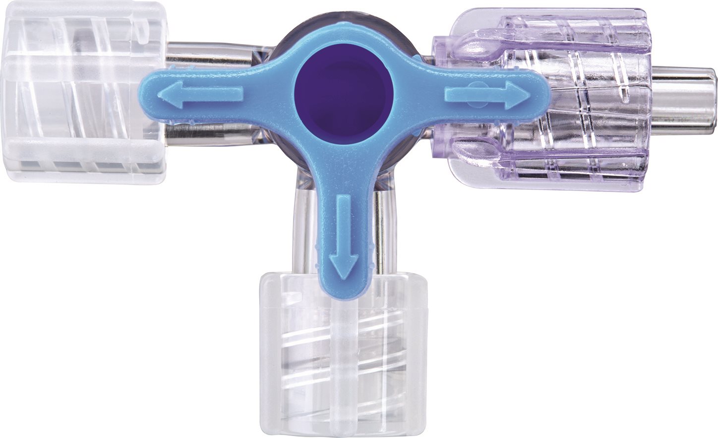 Fresenius Drei Wege Hahn blau (PSU)