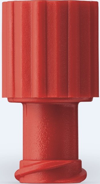 Fresenius Kombi Stopfen rot Luer-Lock