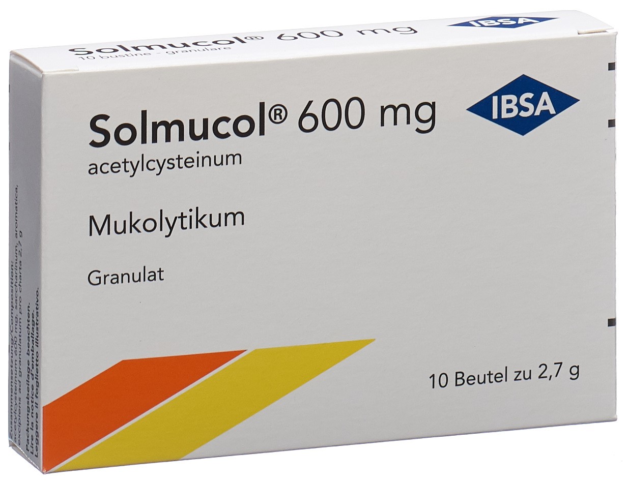 Solmucol Granulat 600 mg ohne Zucker (D)