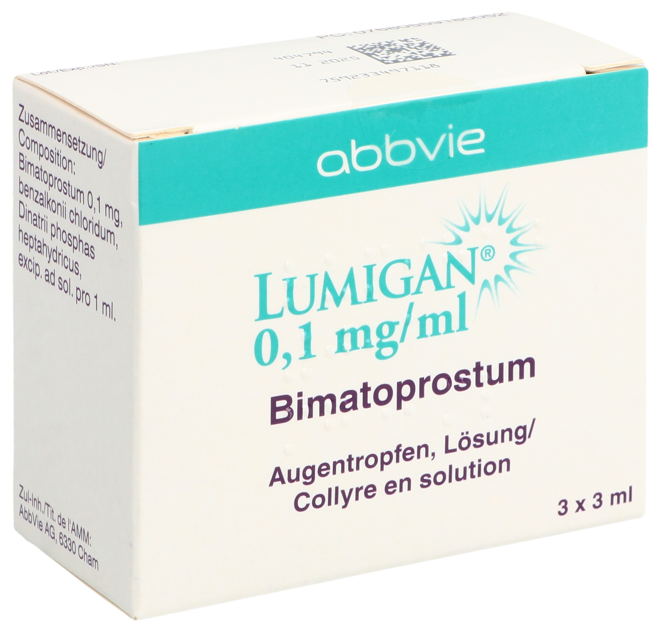 Lumigan Gtt Opht 0.1 mg/ml