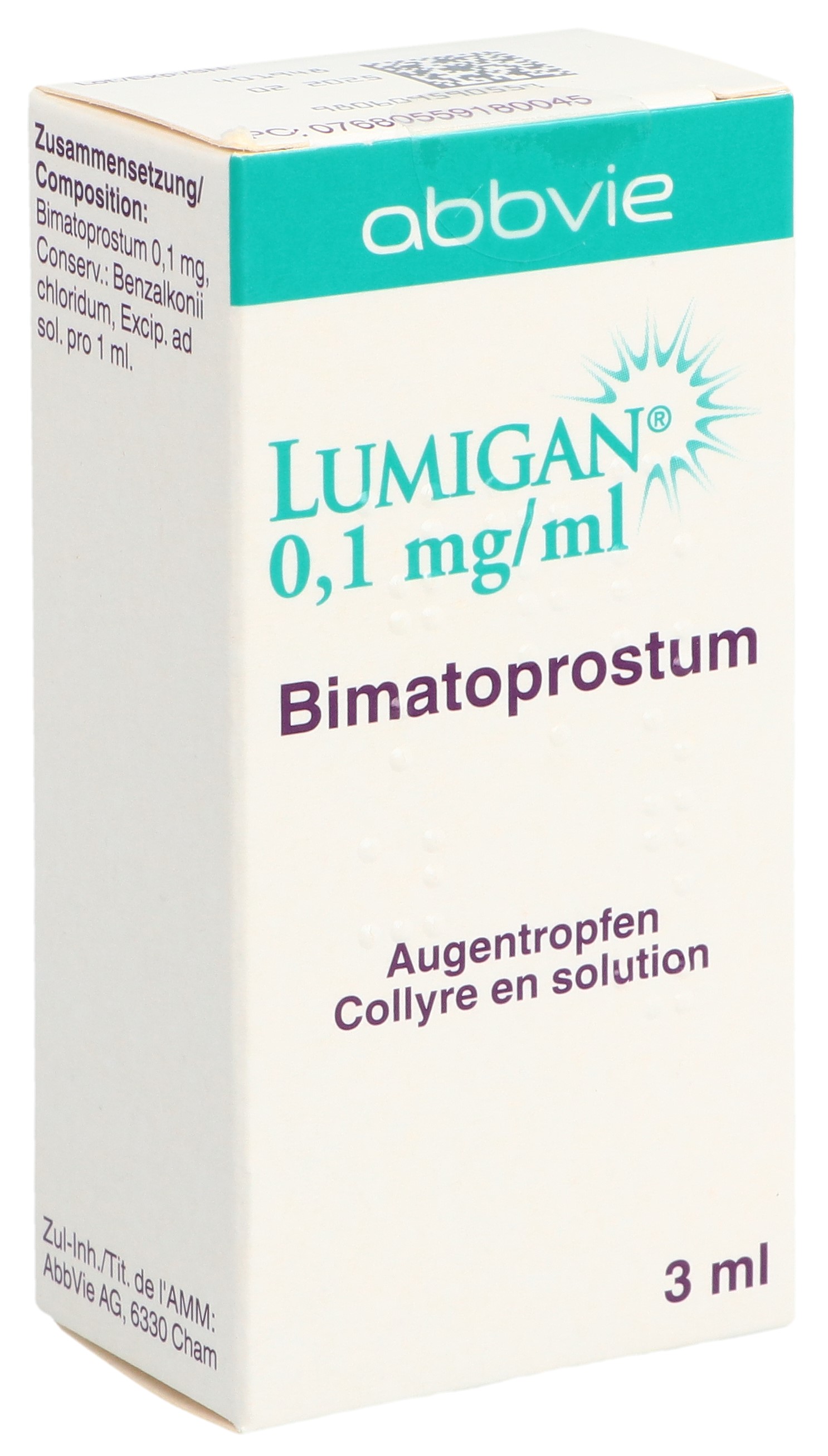 Lumigan Gtt Opht 0.1 mg/ml