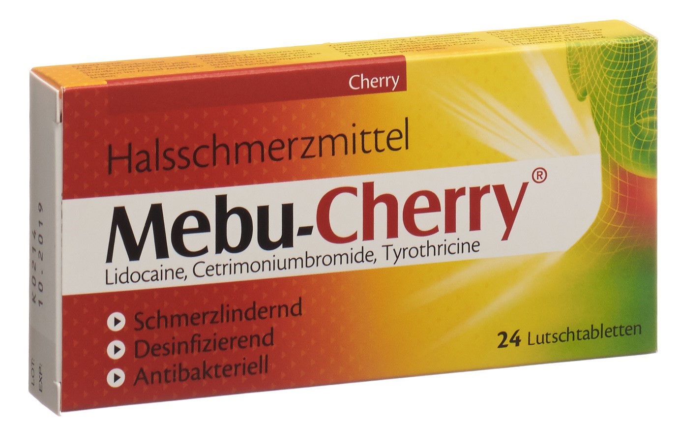 Mebucaïne Mebu-Cherry Lutschtablette