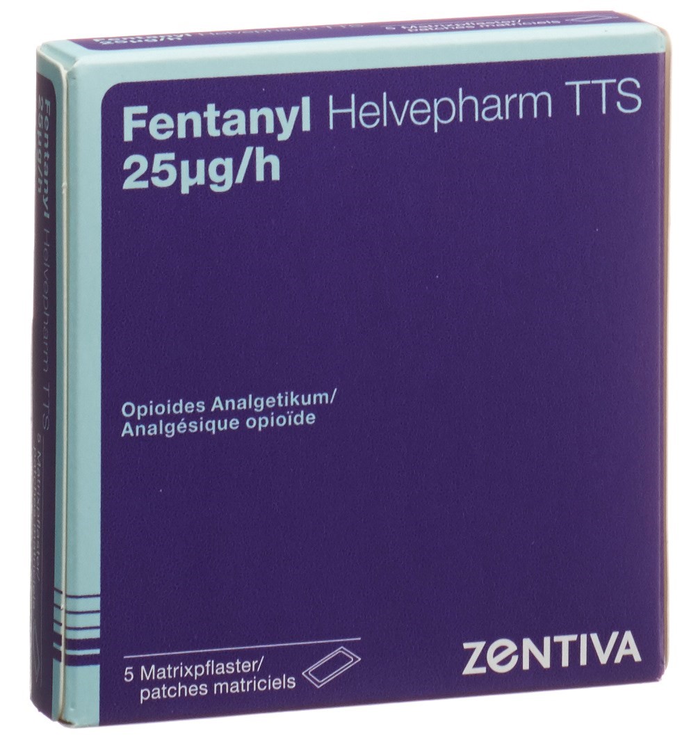 Fentanyl Helvepharm TTS Matrixpfl 25 mcg/h