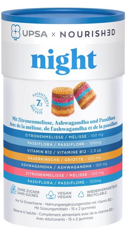 UPSA x NOURISHED Night Gummies