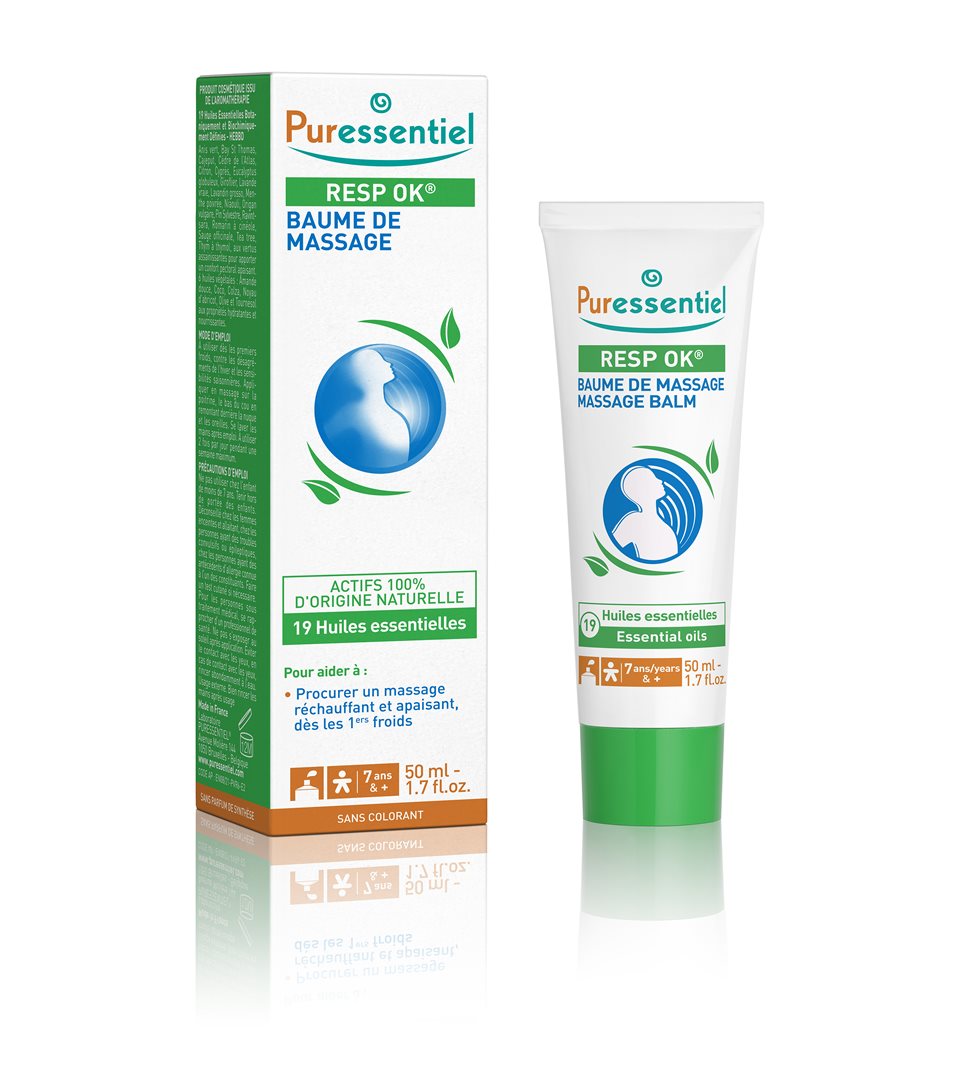 Puressentiel Massagebalsam Resp'OK mit 19 ätherischen Ölen 19 äth Öl