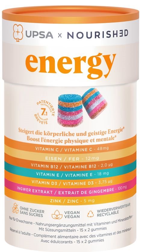 UPSA x NOURISHED Energy Gummies