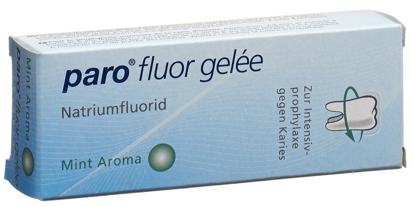 paro Fluor gelée fluorure de sodium mint
