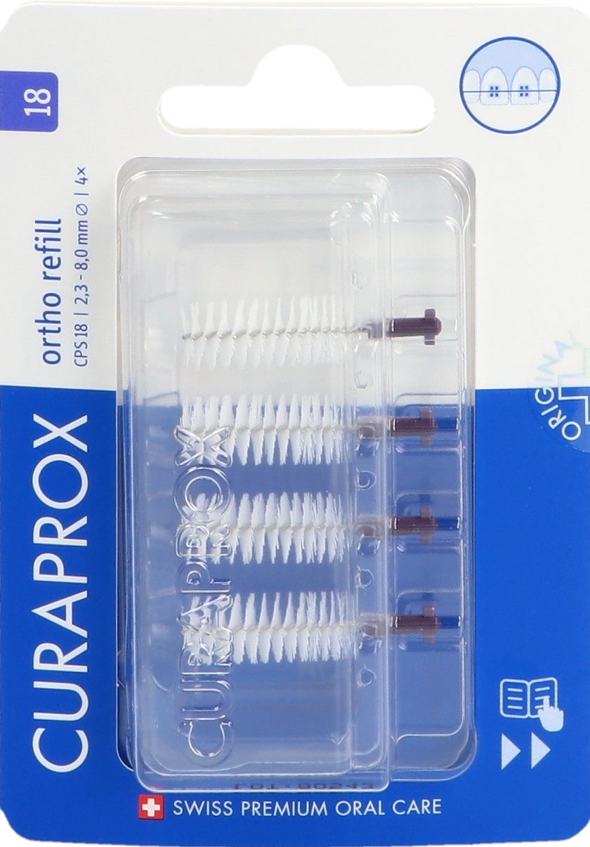 Curaprox CPS 18 Ortho refill 4x violett