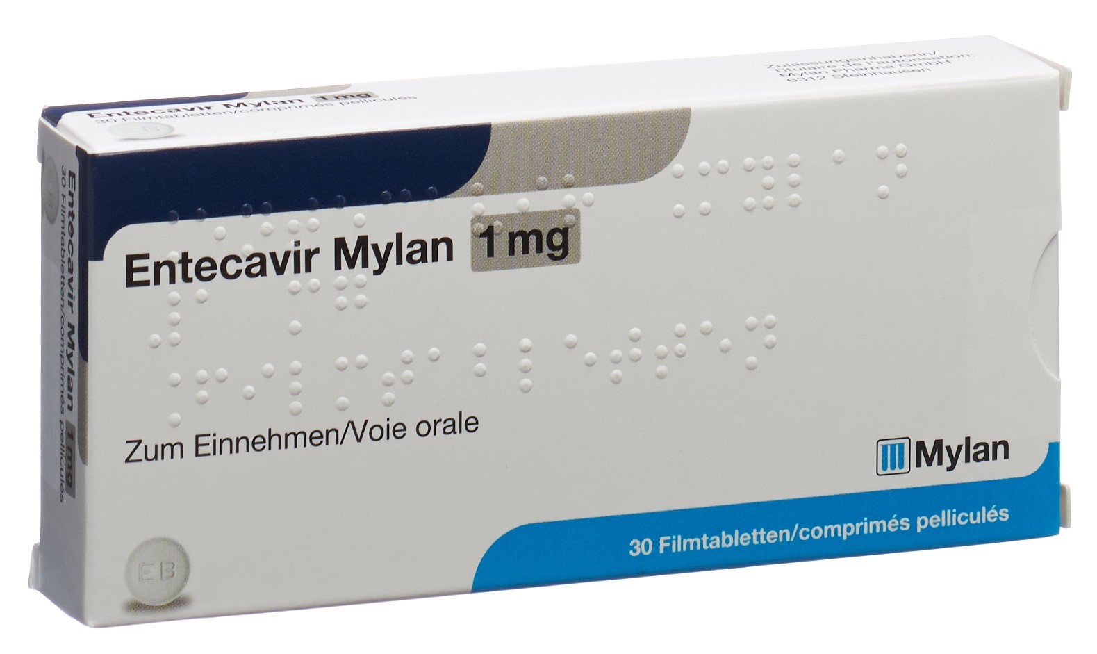 Entecavir Mylan Filmtablette 1 mg