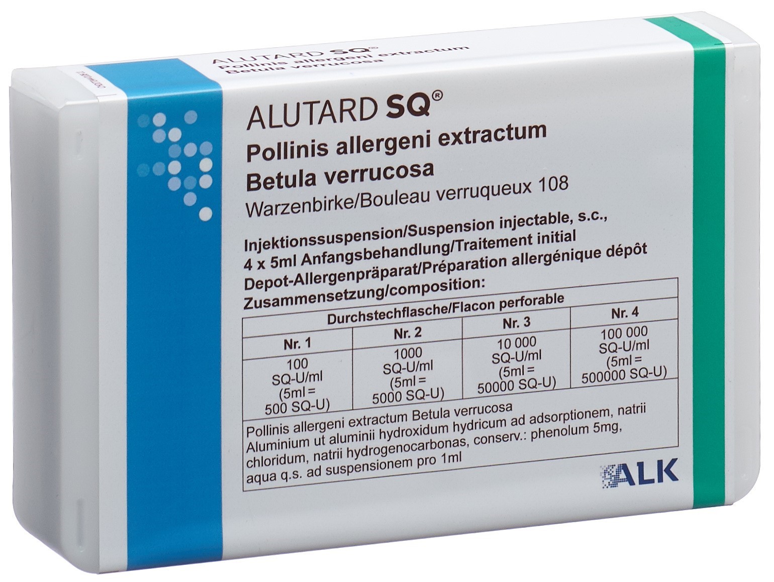 Alutard Betula verrucosa Anfangsbehandlung