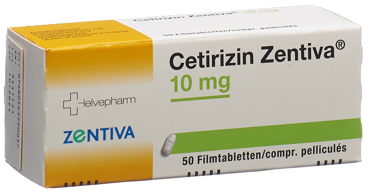Cetirizin Zentiva Filmtablette 10 mg
