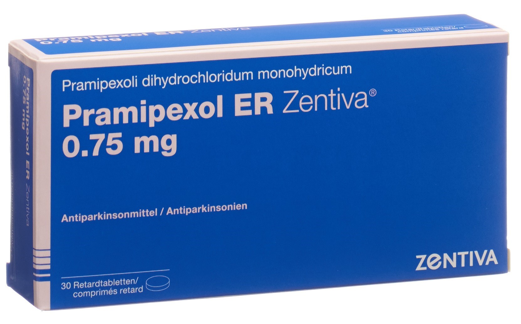 Pramipexol ER Zentiva Ret Tabl 0.75 mg