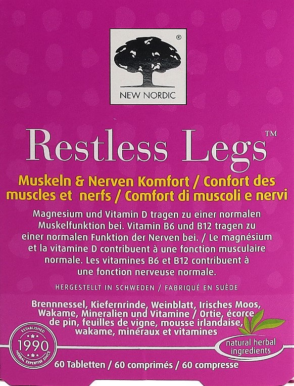 NEW NORDIC Restless Legs Tablette