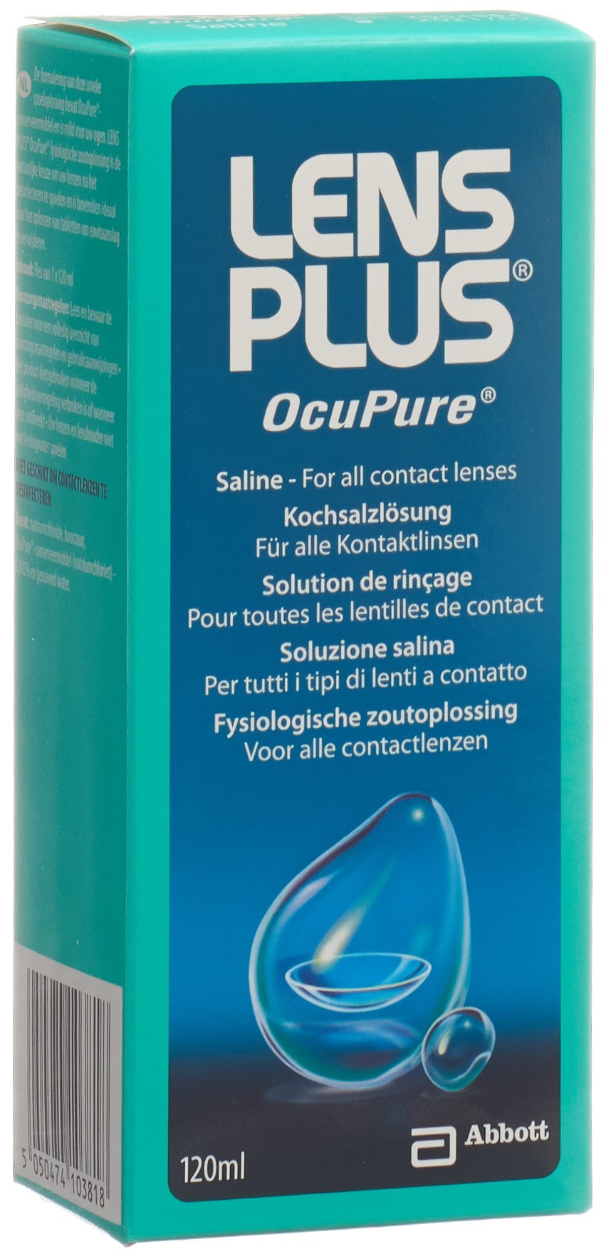 Lens Plus OcuPure Kochsalzlösung