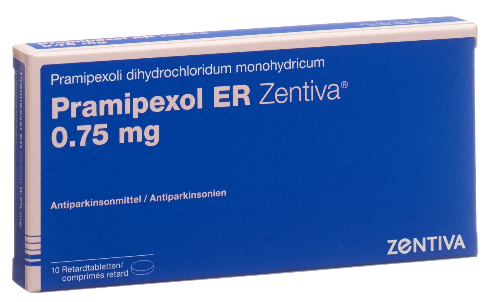 Pramipexol ER Zentiva Ret Tabl 0.75 mg