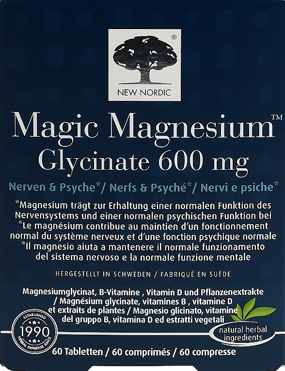 NEW NORDIC Magic Magnesium Glycinate Tablette