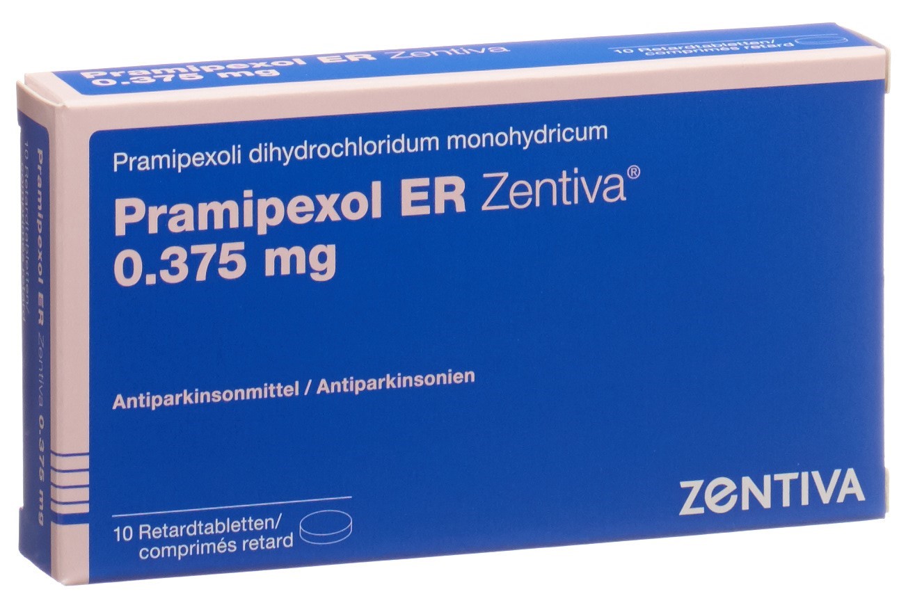 Pramipexol ER Zentiva Ret Tabl 0.375 mg