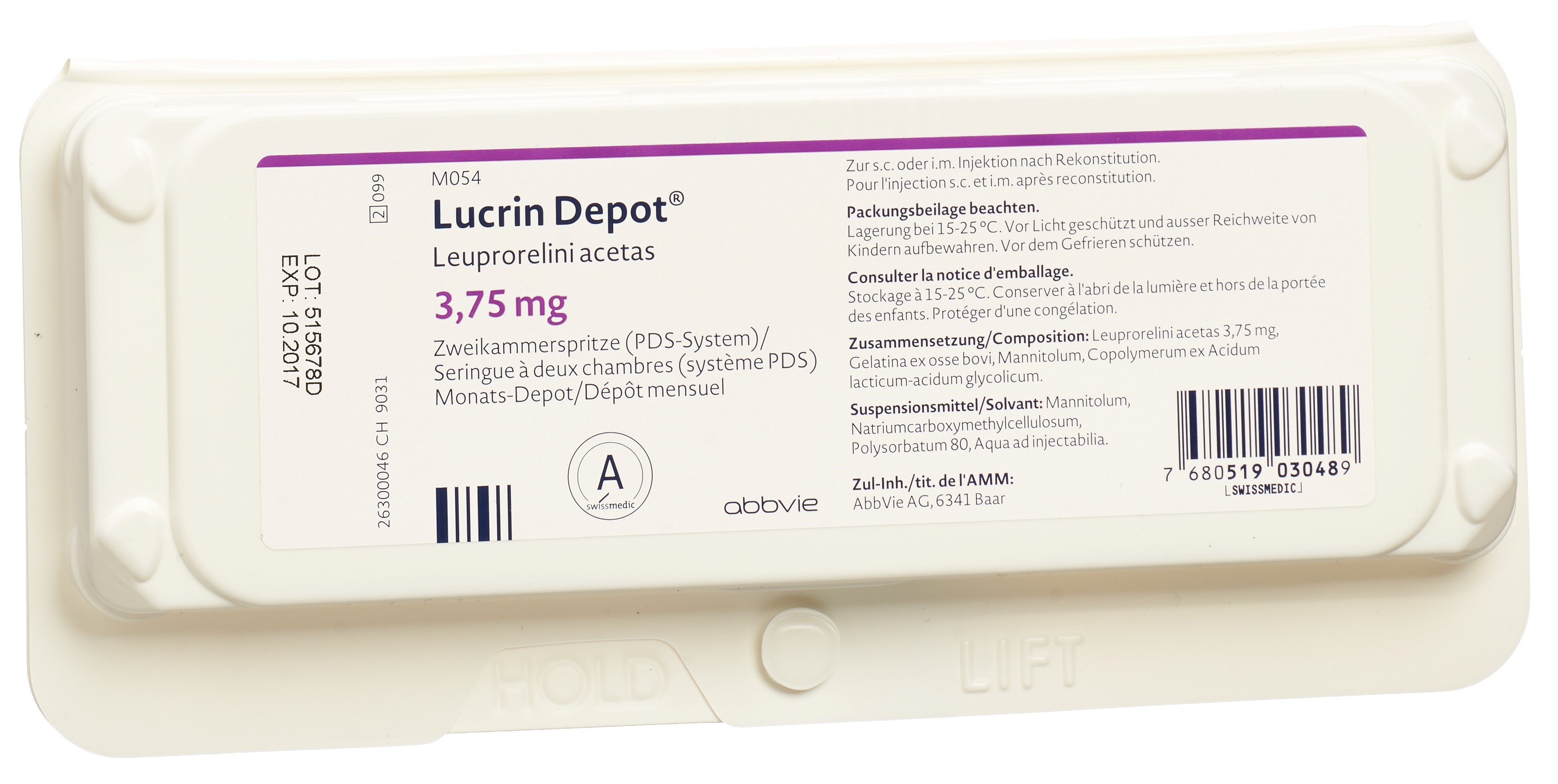 Lucrin Depot PDS Trockensub 3.75 mg
