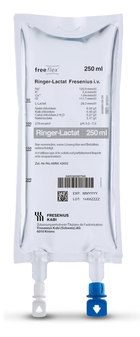 Ringer-Lactat Fresenius 250ml Freeflex