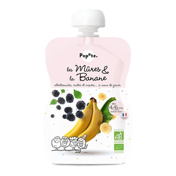 POPOTE Quetschie Brombeere-Banane