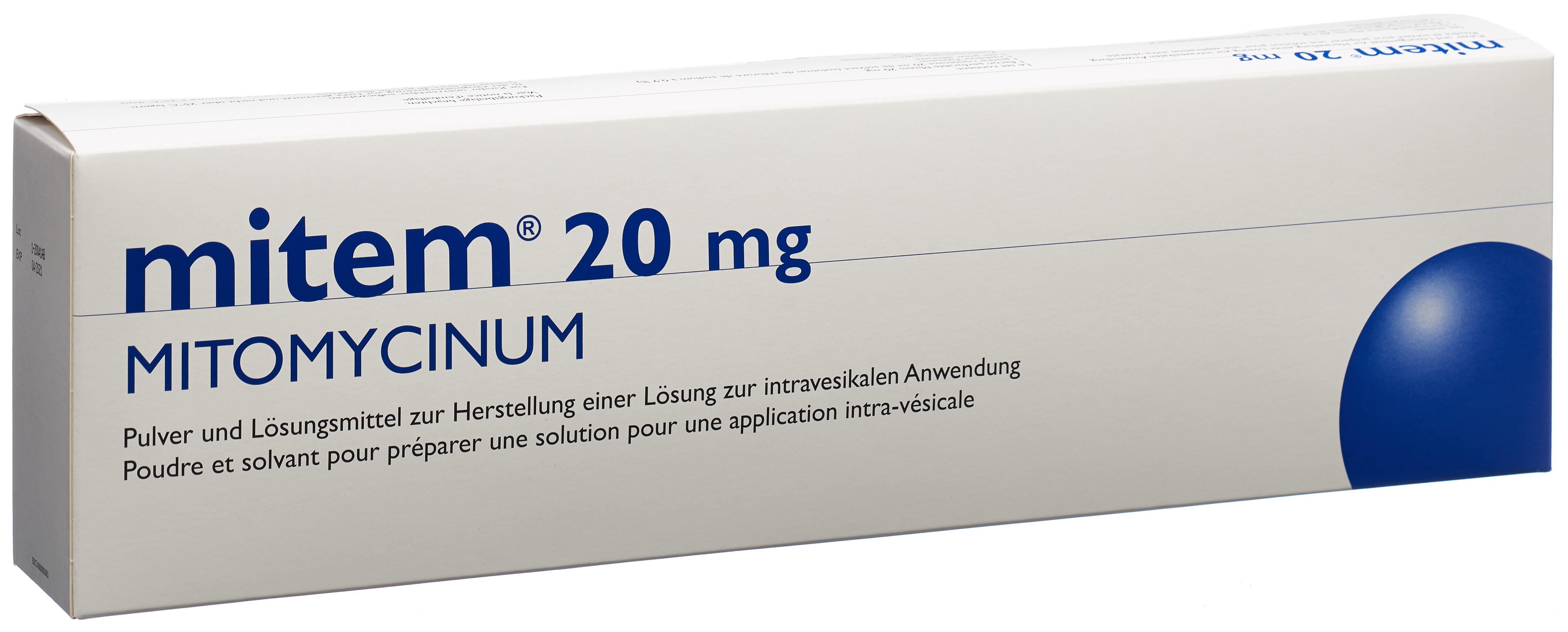 Mitem Trockensub 20 mg intravesikal
