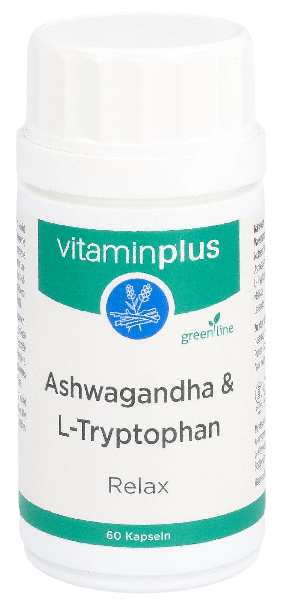 vitaminplus Ashwagandha & L-Tryptophan Kapsel