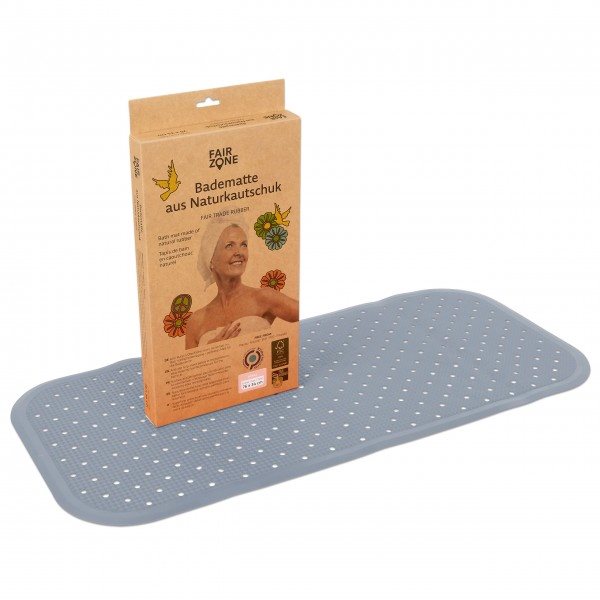 FAIR ZONE Badematte 76x34cm grey