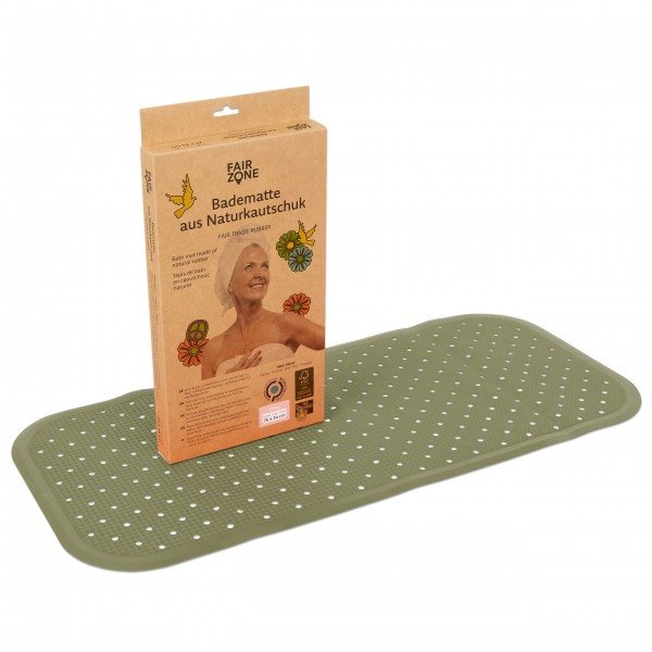 FAIR ZONE Badematte 76x34cm olive