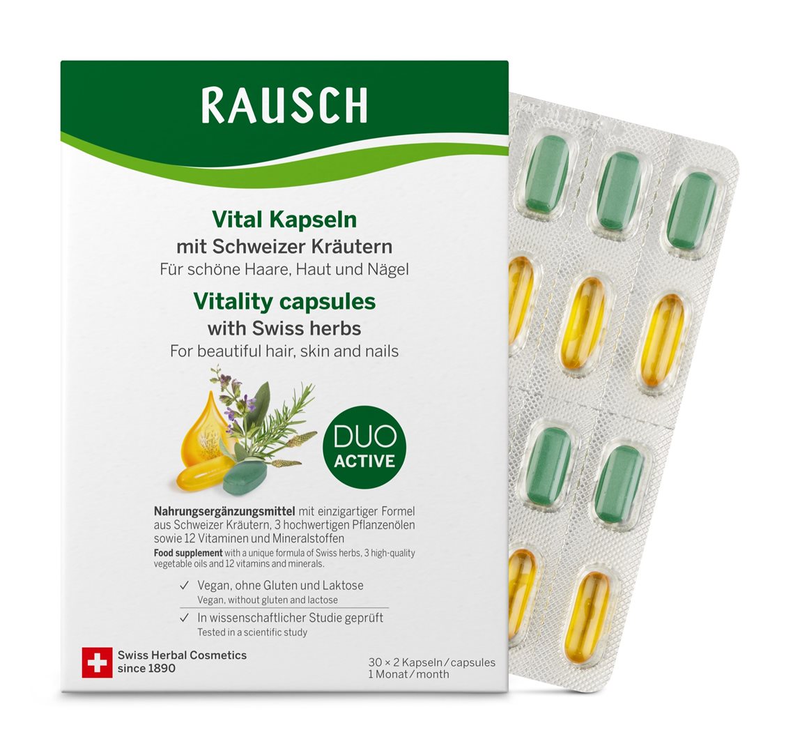 RAUSCH Vital Kapseln mit Schweizer Kräutern