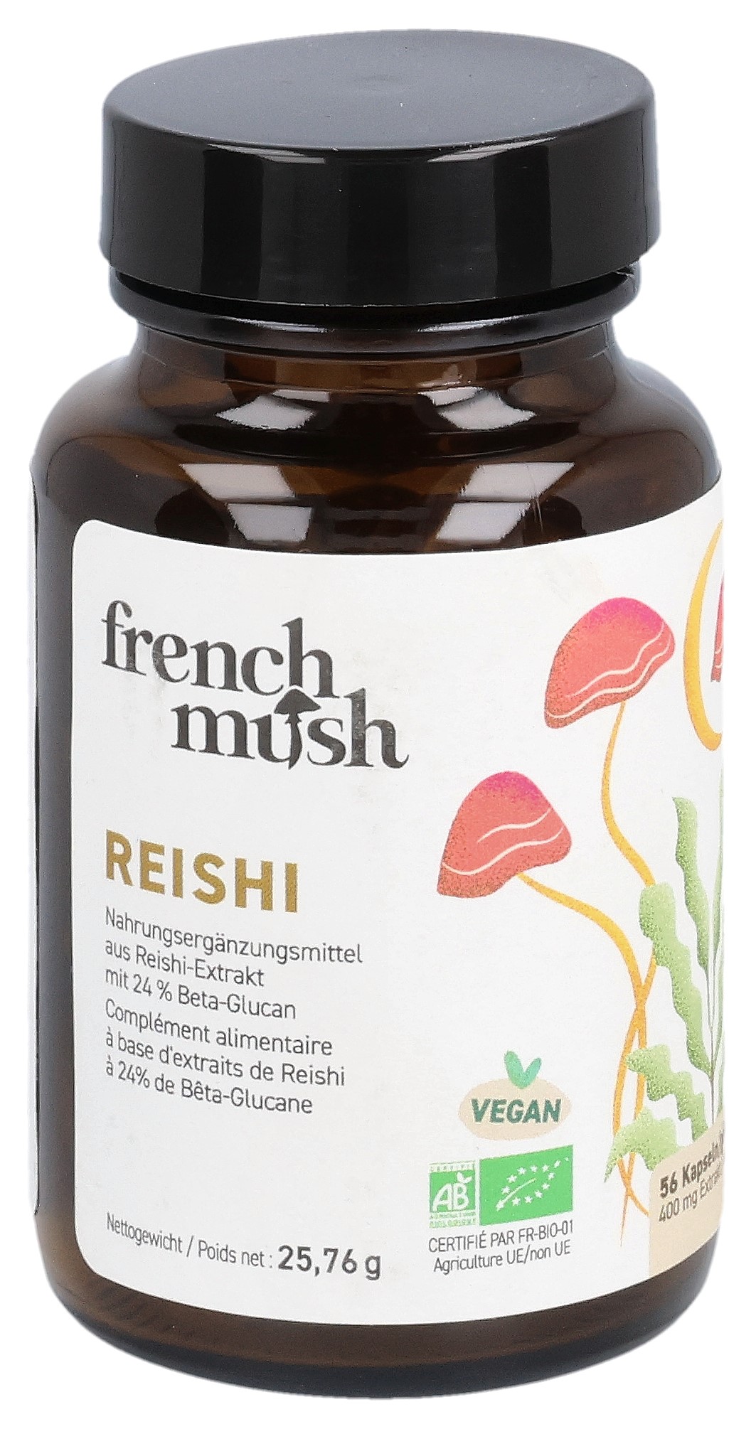french mush Reishi Kapsel