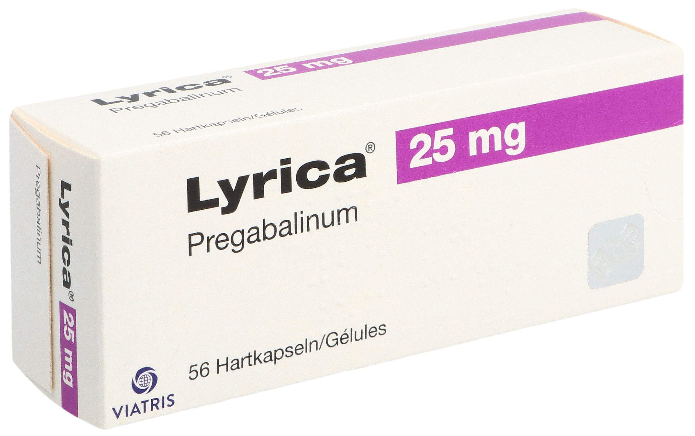 Lyrica caps 25 mg