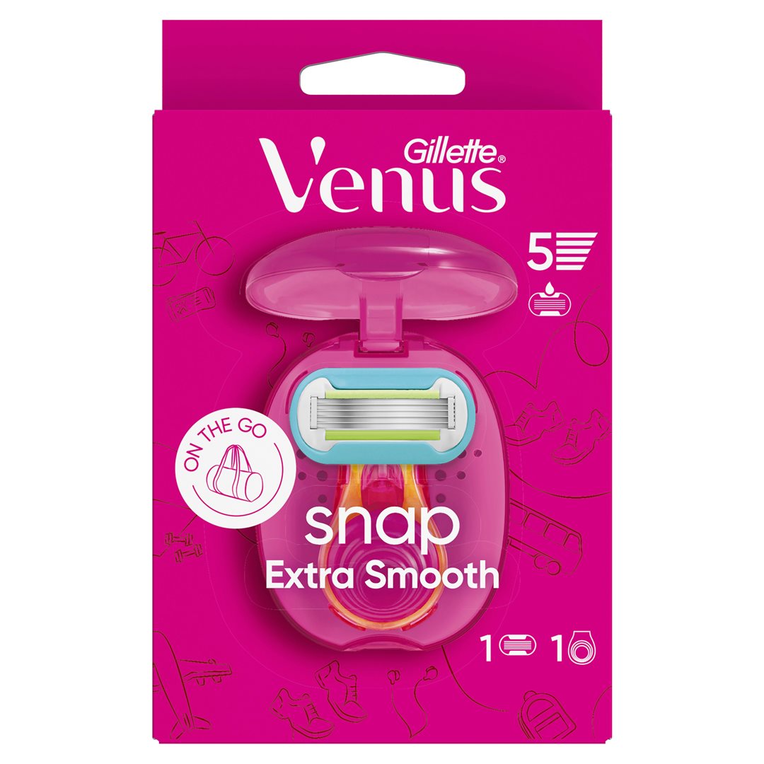 Gillette Venus Extra Smooth Rasierapparat Snap mit 1 Klinge