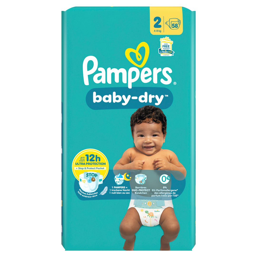 Pampers Baby-Dry Gr2 4-8kg Mini Vorteilspack
