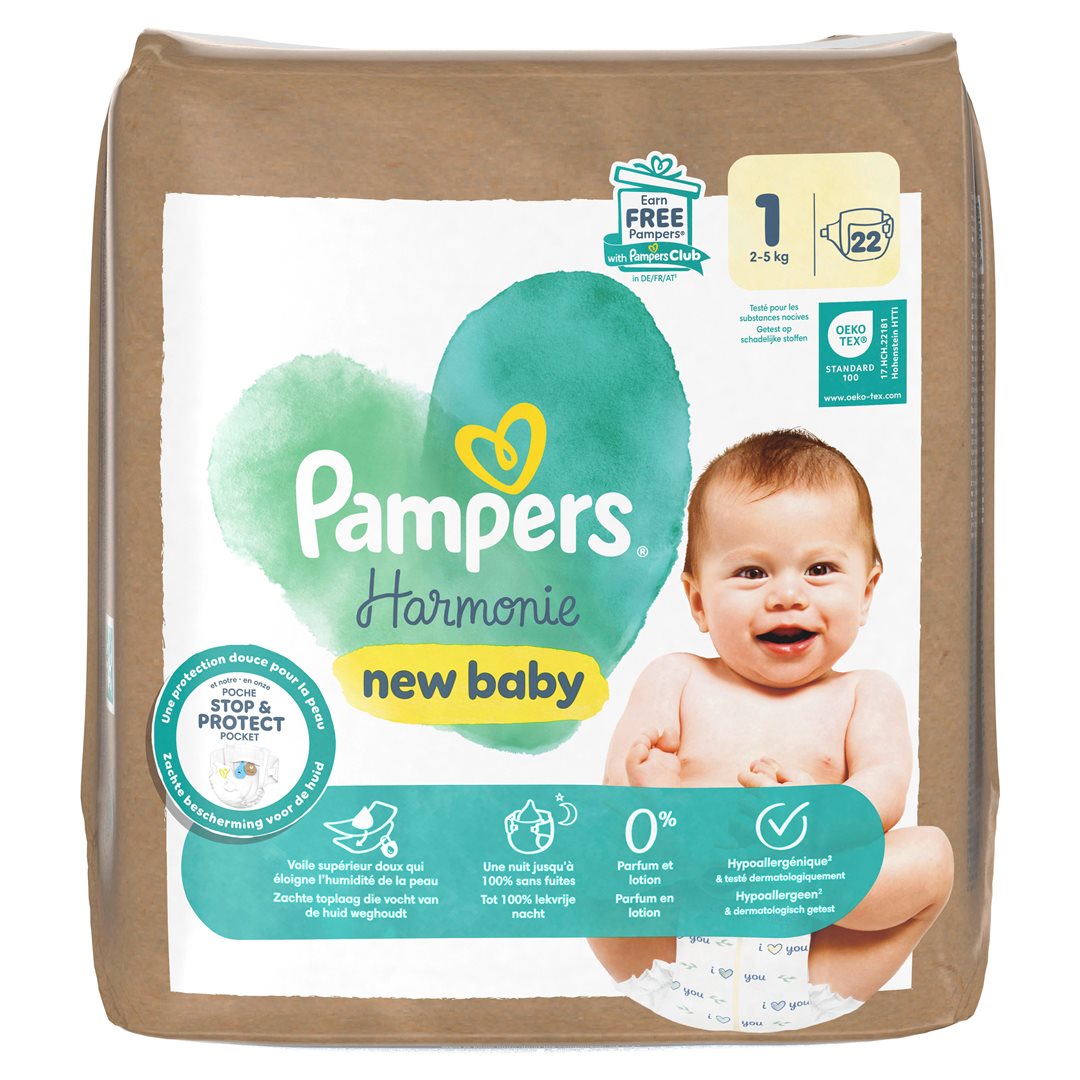 Pampers Harmonie Gr1 2-5kg Single Pack
