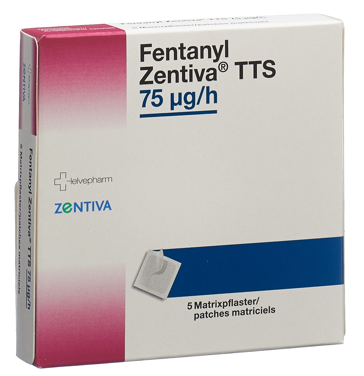 Fentanyl Zentiva TTS Matrixpfl 75 mcg/h