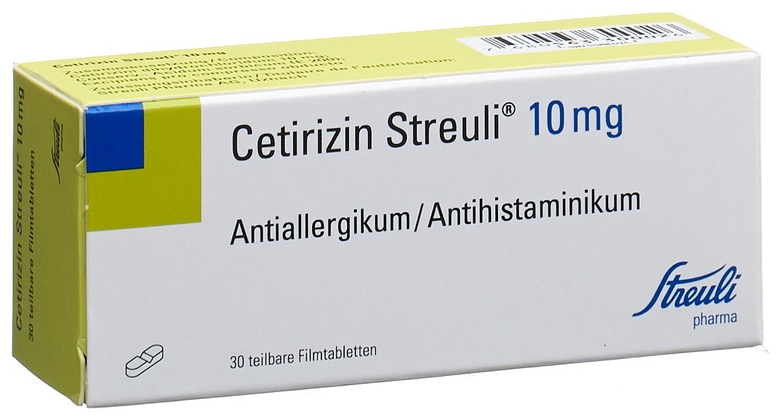 Cetirizin Streuli Filmtablette 10 mg