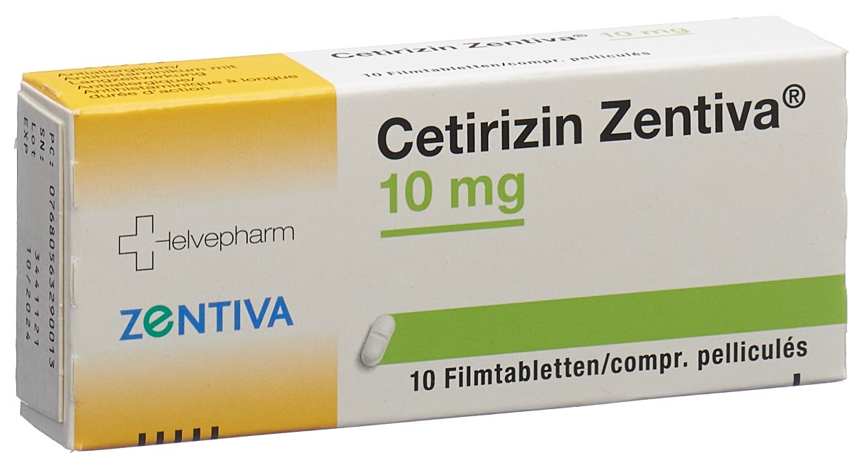 Cetirizin Zentiva Filmtablette 10 mg
