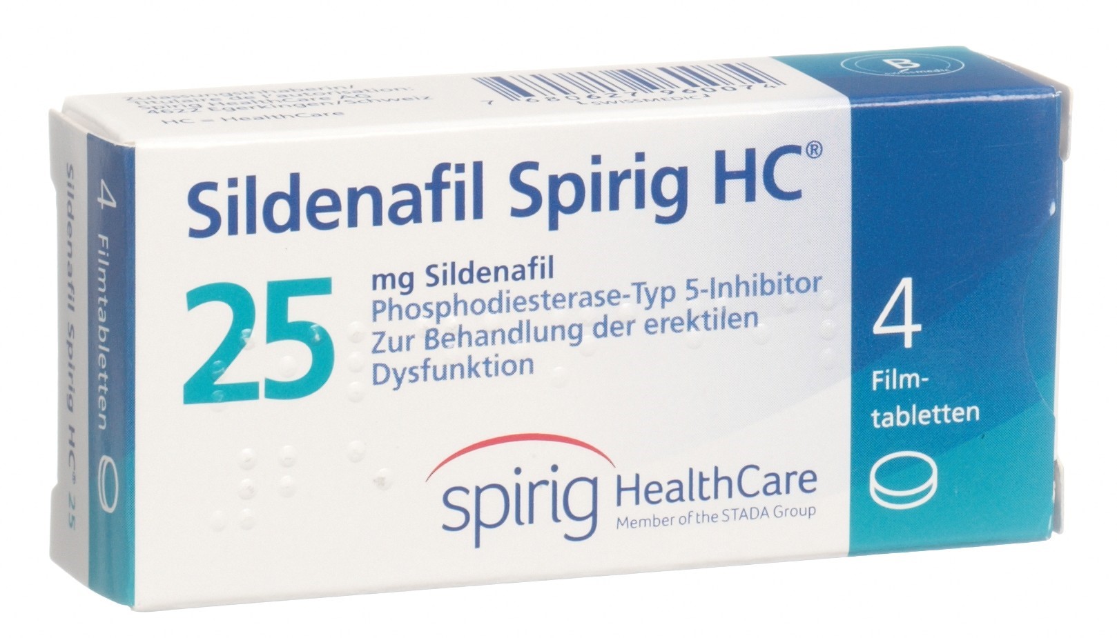 Sildenafil Spirig HC Filmtablette 25 mg