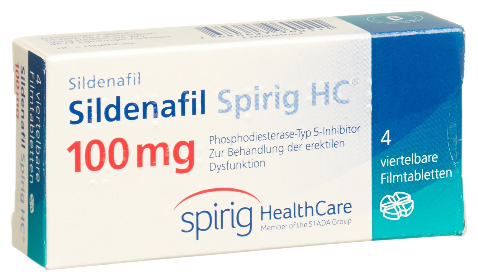 Sildenafil Spirig HC Filmtablette 100 mg