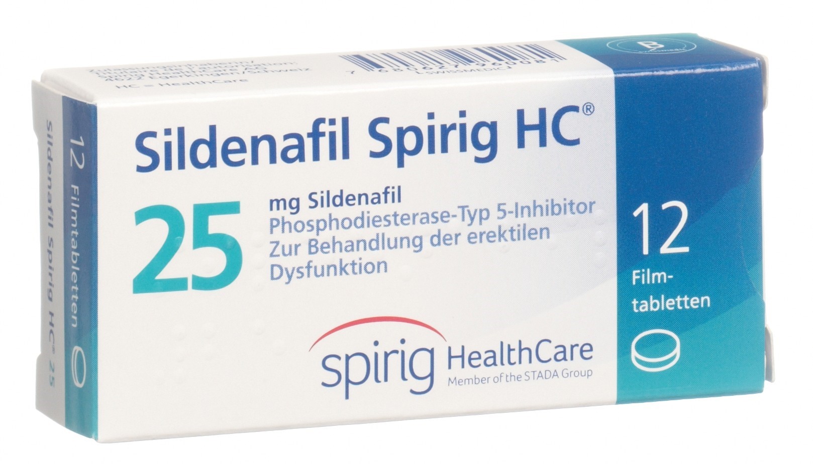 Sildenafil Spirig HC Filmtablette 25 mg