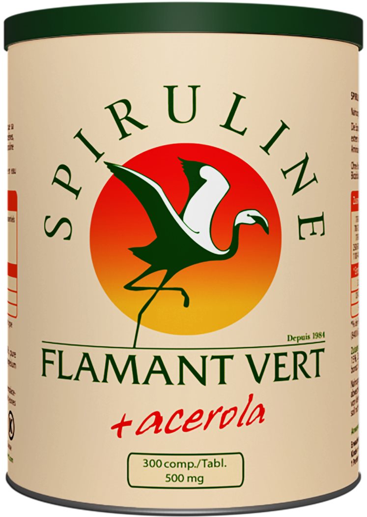 FLAMANT VERT + Acerola (Vitamin C) Tablette 500 mg