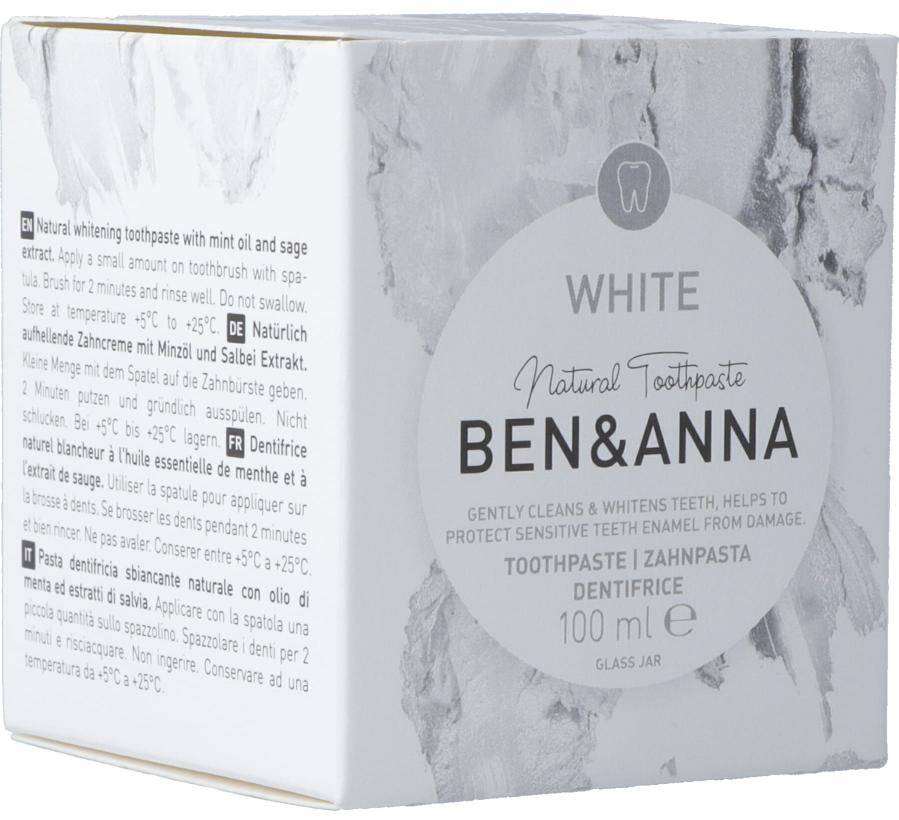 BEN&ANNA Toothpaste White