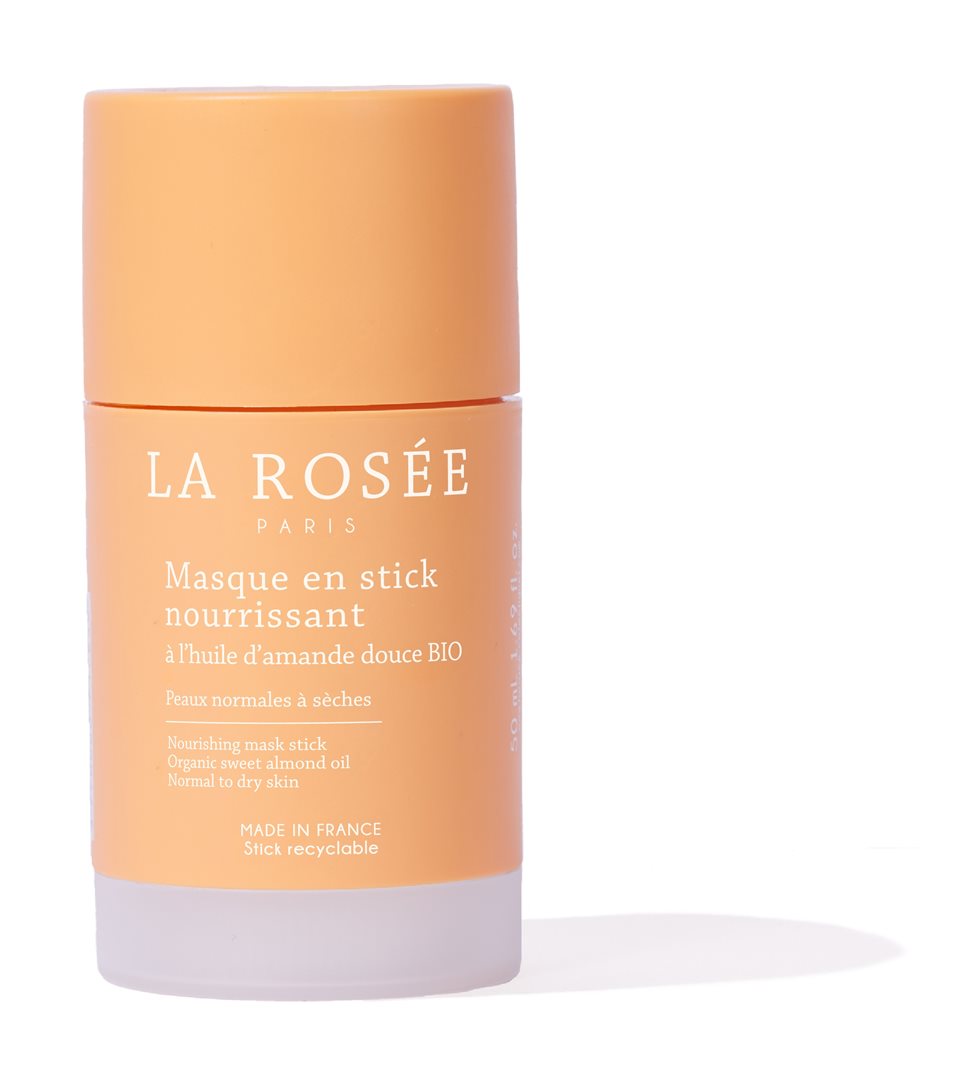 LA ROSÉE masque en stick nourrissant à l'huile d'amande douce bio