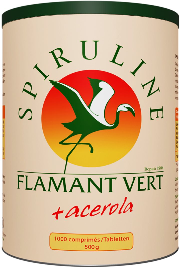 FLAMANT VERT + Acerola (Vitamin C) Tablette 500 mg