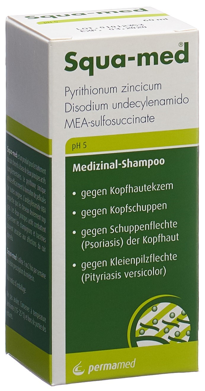Squa-Med shampooing médicinal pH 5