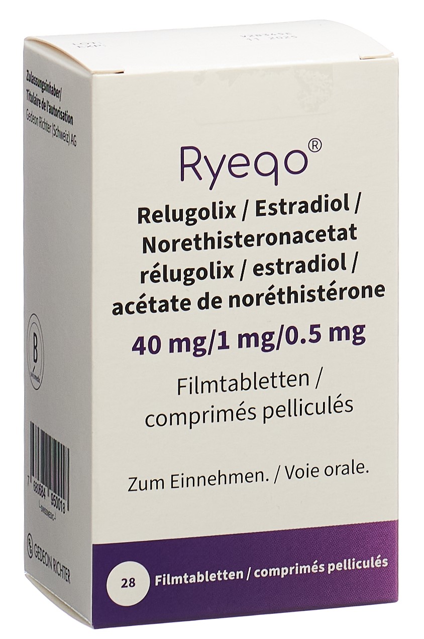 Ryeqo Filmtablette 40 mg/1 mg/0.5 mg