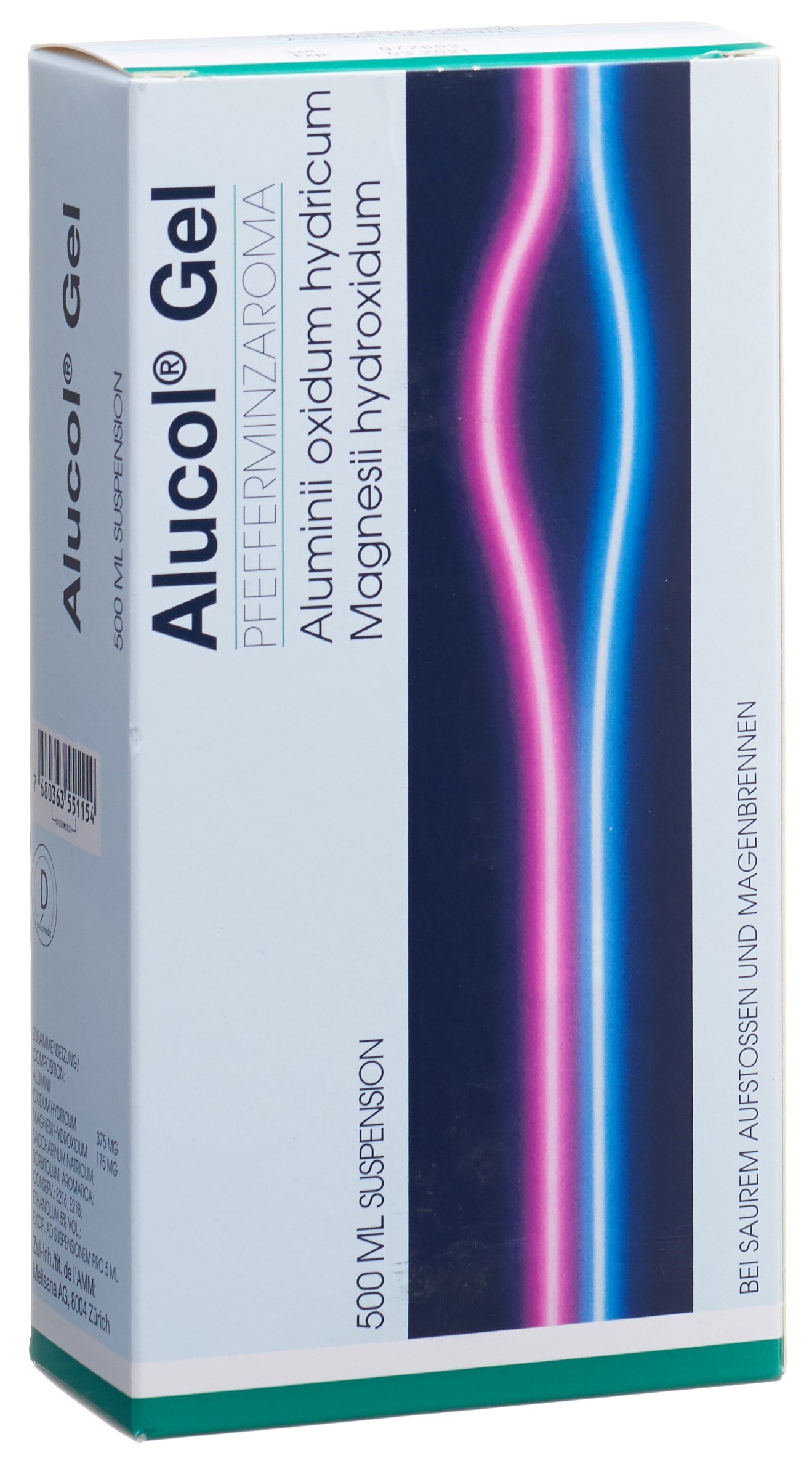 Alucol Gel Suspension Pfefferminz